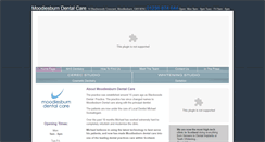 Desktop Screenshot of moodiesburndentalcare.com