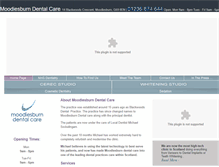 Tablet Screenshot of moodiesburndentalcare.com